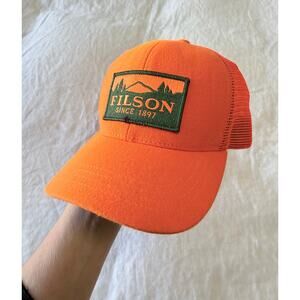 Filson | Hunters Blaze Orange Hunting Hat Authentic Original Adjustable | Flaw